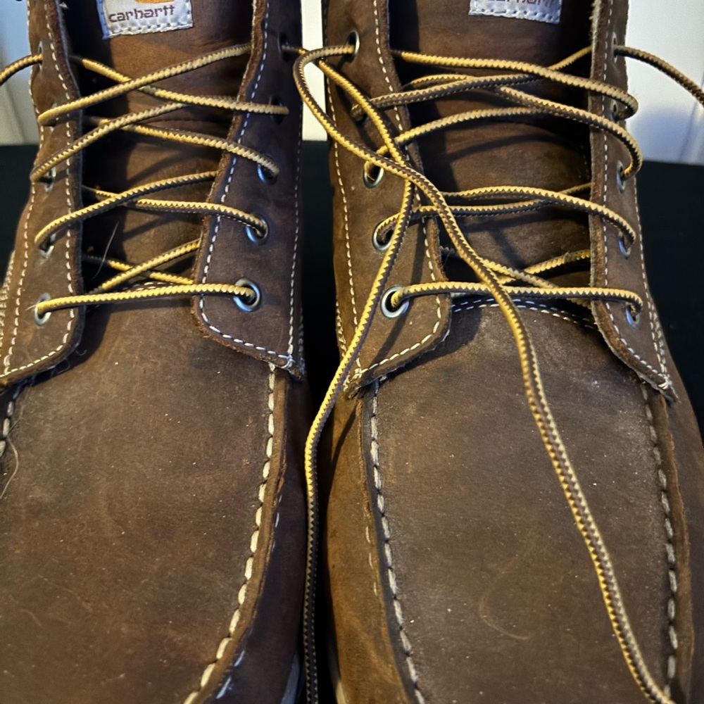 Carhartt Men's Dark Brown Leather Boots
